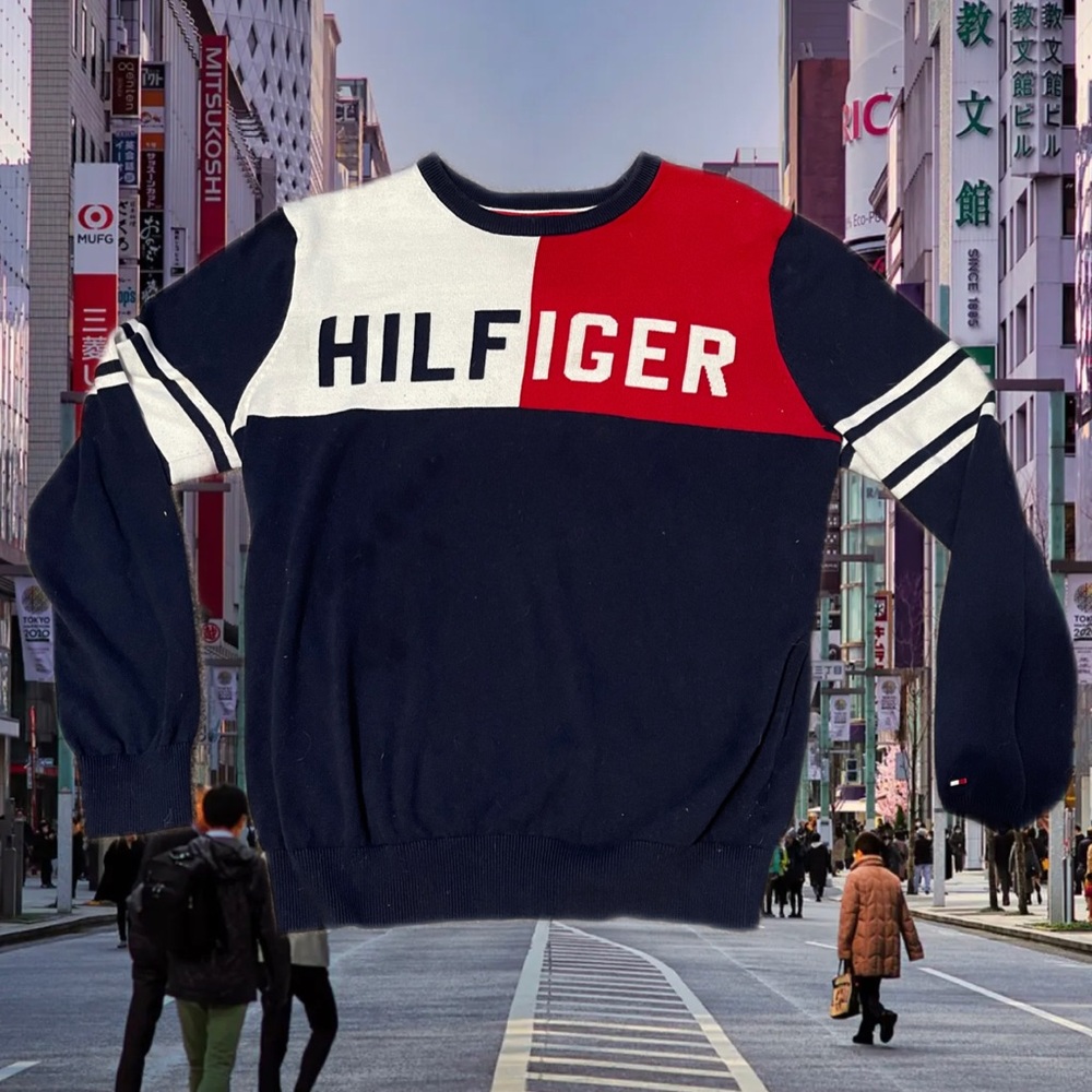 Tommy Hilfiger long sleeve men’s sweater shirt